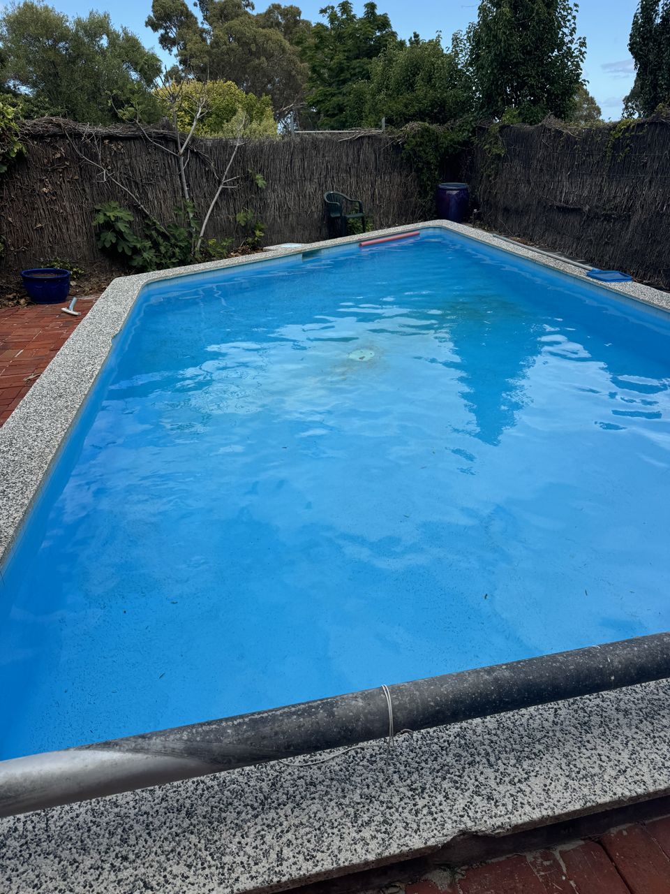 Concrete pool restoration and surround